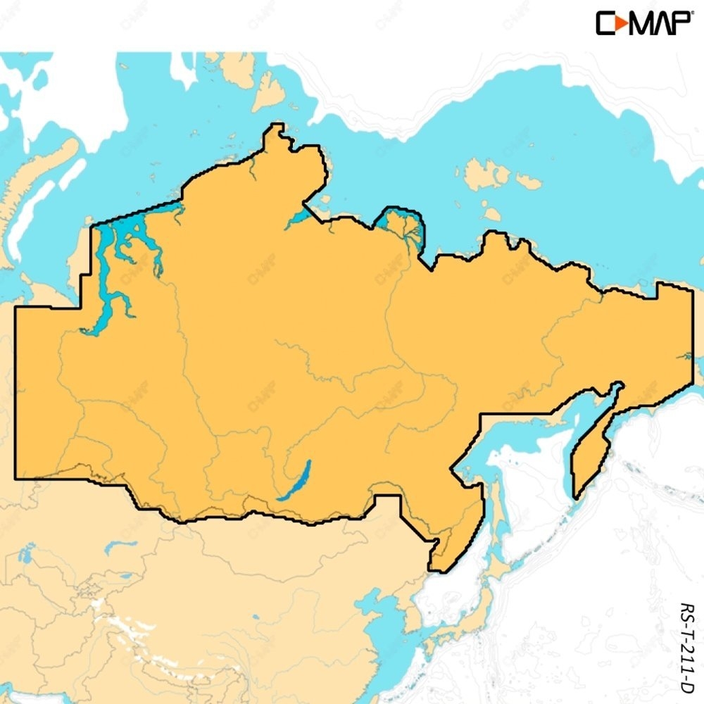 C-Map Discover X Chart Card East Russia Inland