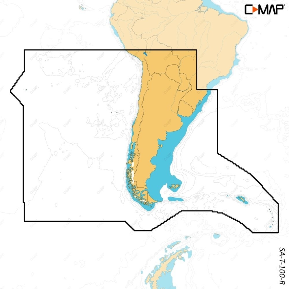 C-Map Discover X Chart Card South America South West
