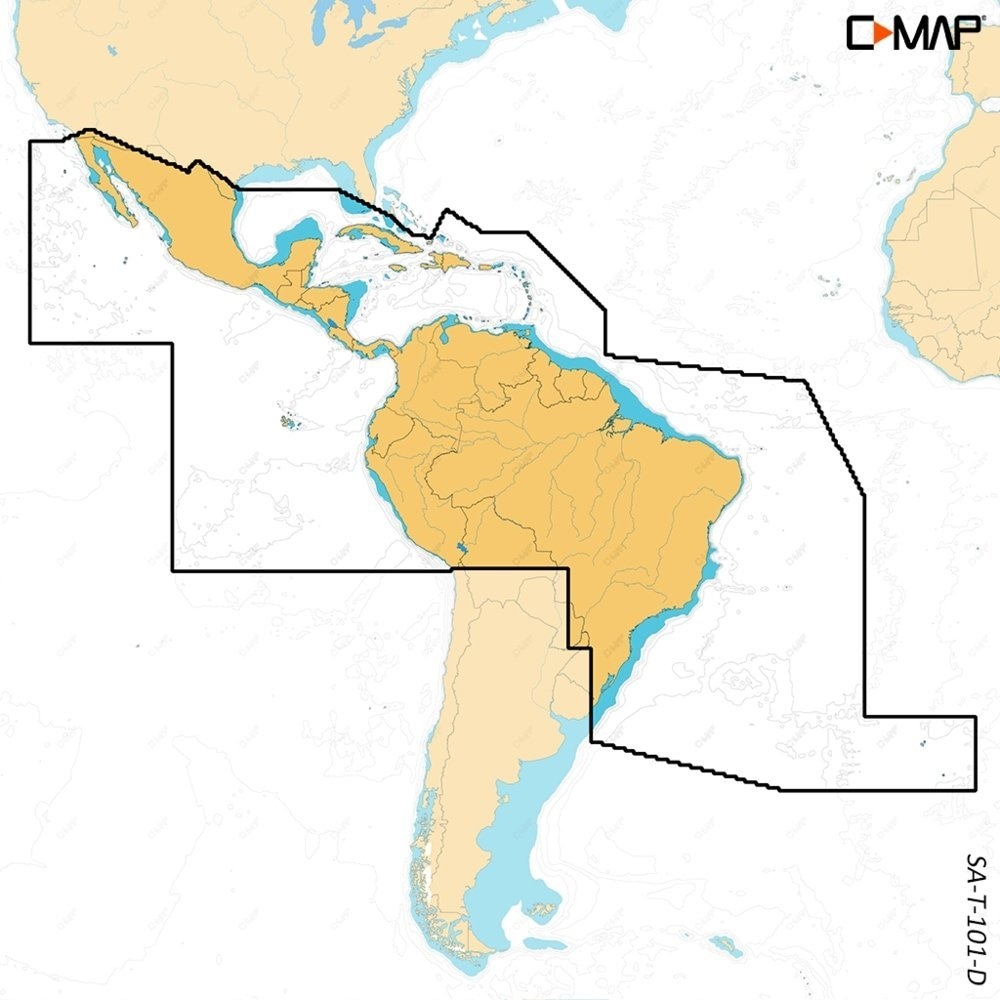 C-Map Discover X Chart Card South America North East