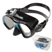 Aropec Mantis Liquid Silicone Dive Mask Black Blue Thumbnail Aropec Mantis Liquid Silicone Dive Mask Black Blue