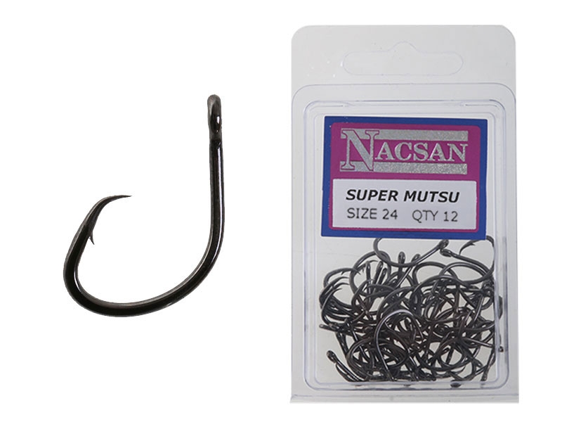 Nacsan Super Mutsu Hooks Value Pack Size 24 Qty 12