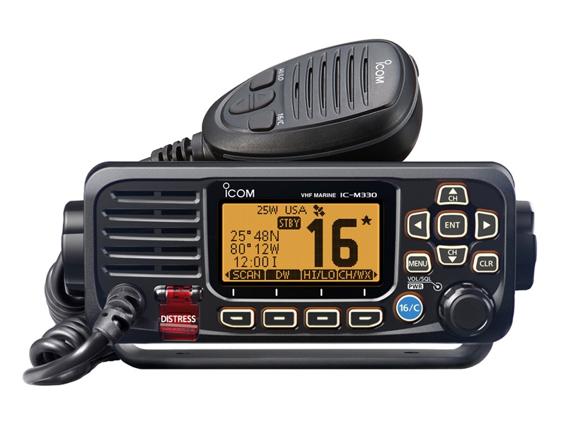Icom IC-M330GE Fixed Mount VHF Marine Radio with GPS Receiver