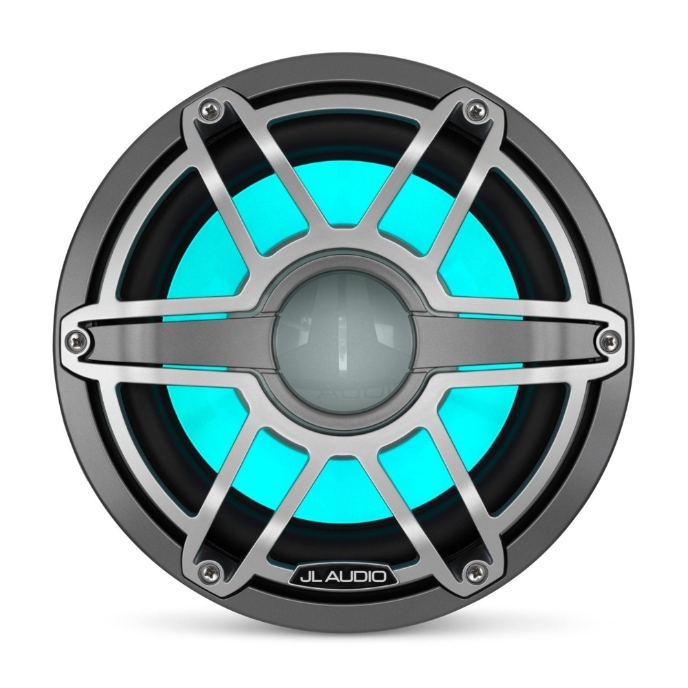 JL Audio M6 Marine Subwoofer Driver with LED 250mm 250W Titanium Sport Grille