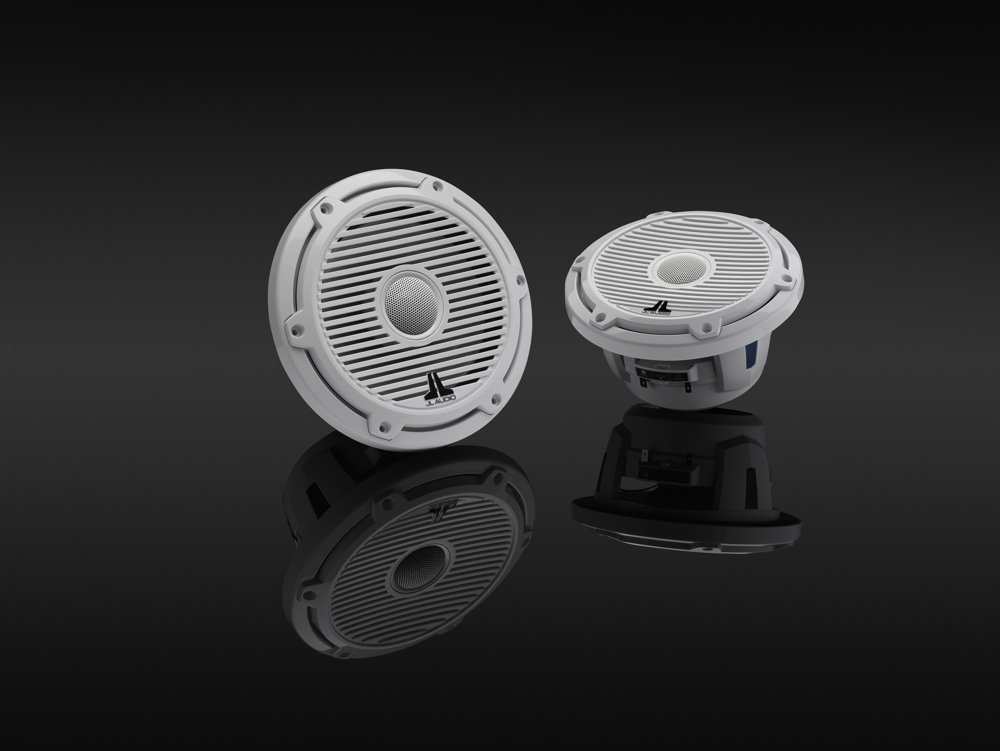 JL Audio M6 Marine Speakers Classic Grill White