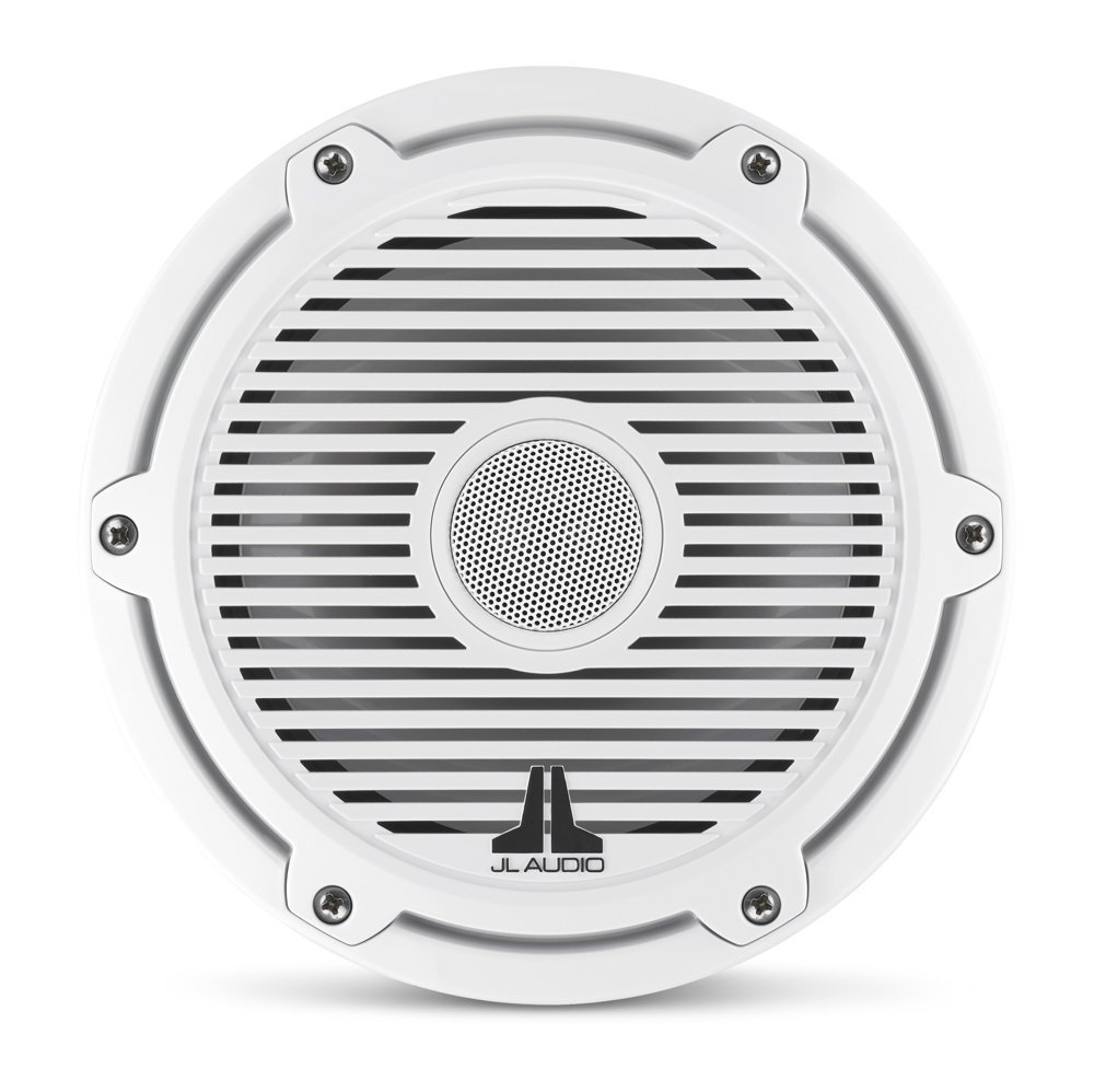 JL Audio M6 Marine Speakers Classic Grill White 7.7in