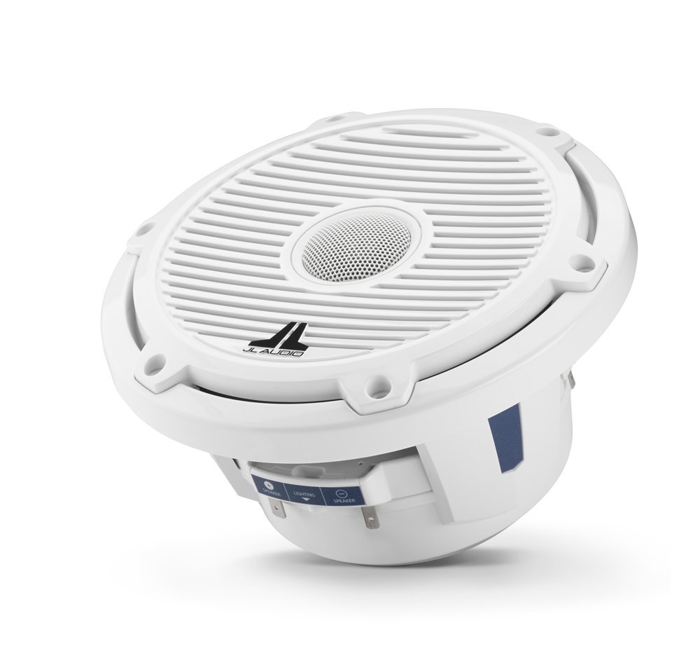 JL Audio M6 Marine Speakers Classic Grill White