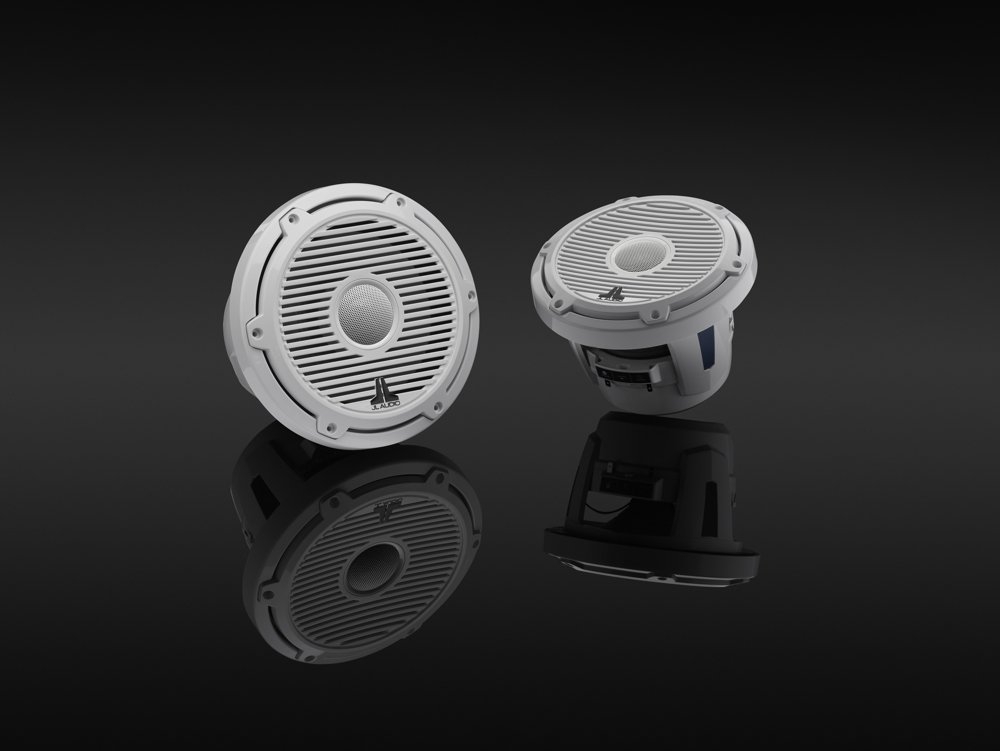 JL Audio M6 Marine Speakers Classic Grill White