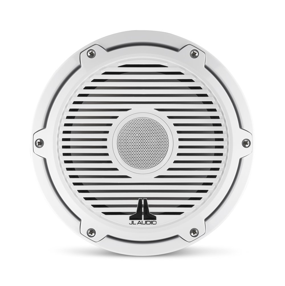 JL Audio M6 Marine Speakers Classic Grill White 8.8in