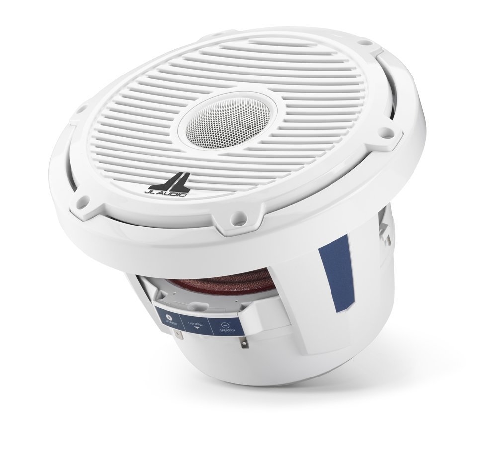 JL Audio M6 Marine Speakers Classic Grill White