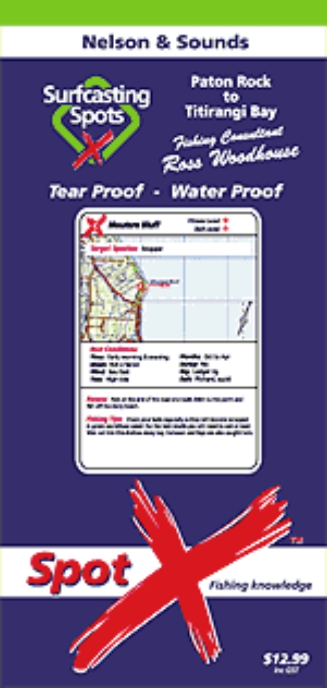 Spot X Surfcasting Map - Nelson & Sounds