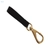 Brass Dive Catch Bag Swivel Snap and Lanyard Black