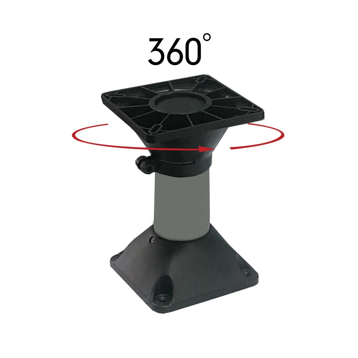 Oceansouth Economy Swivel Top Seat Pedestal 330mm