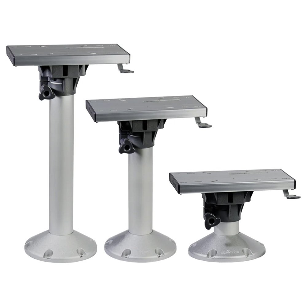 Oceansouth Fixed Boat Seat Pedestal with Slider
