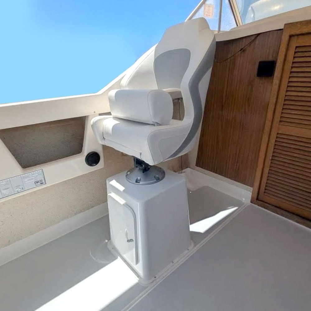 Oceansouth Boat Seat Box with Waterproof Storage Hatch 415mm