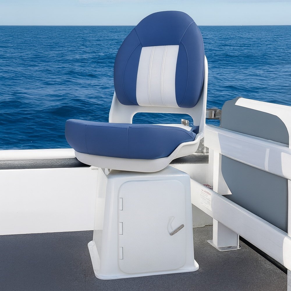 Oceansouth Boat Seat Box with Waterproof Storage Hatch 415mm