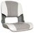Oceansouth Upholstered Folding Skipper Boat Seat 5-Panel Grey/White