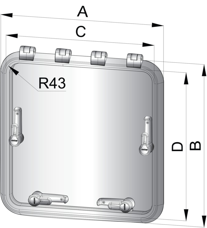 VETUS Magnus Escape Hatch Type 6363SL