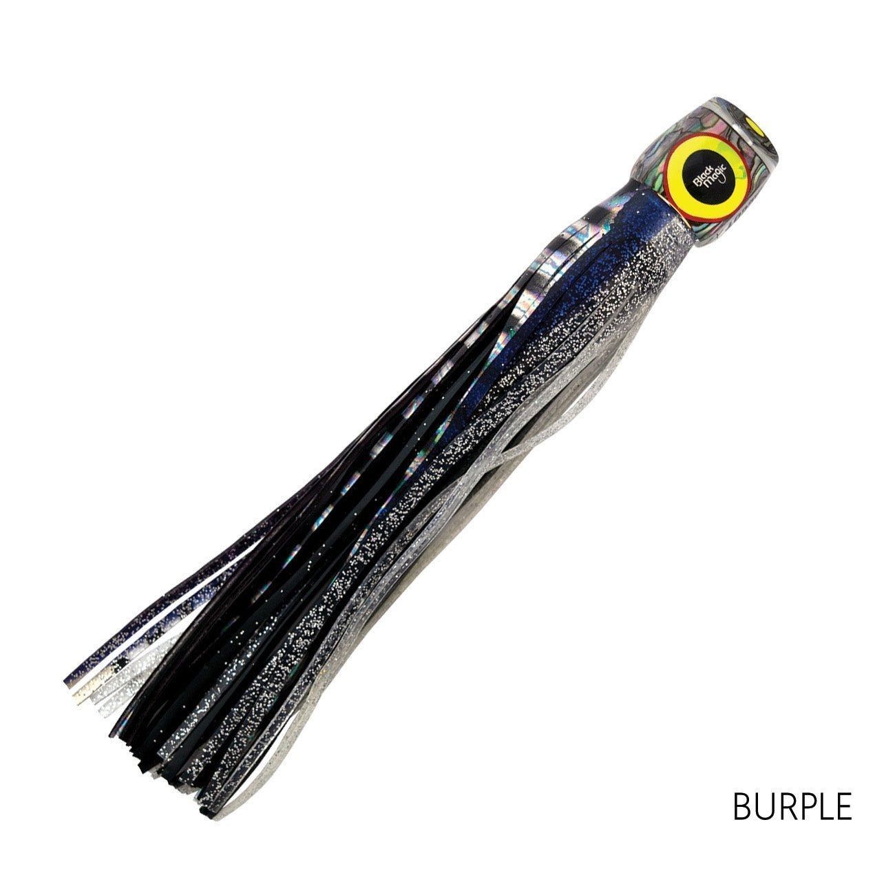 Black Magic Maggot XT Game Lure 200mm Wire Rigged Burple