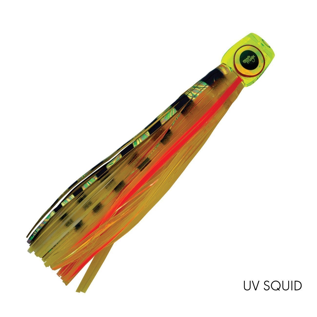 Black Magic Maggot XT Game Lure 200mm Wire Rigged UV Squid