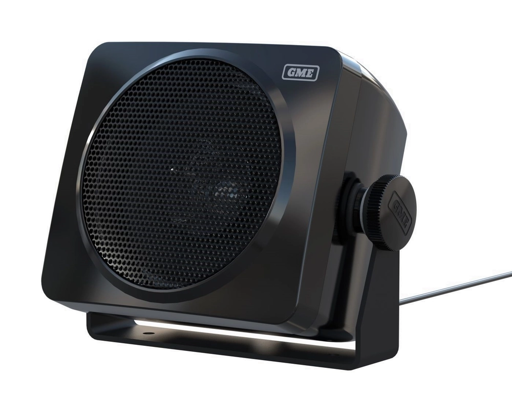GME GS320 Marine Box Speakers 4in 60W Black Qty 2 GME GS320 Marine Box Speakers 4in 60W Black Qty 2