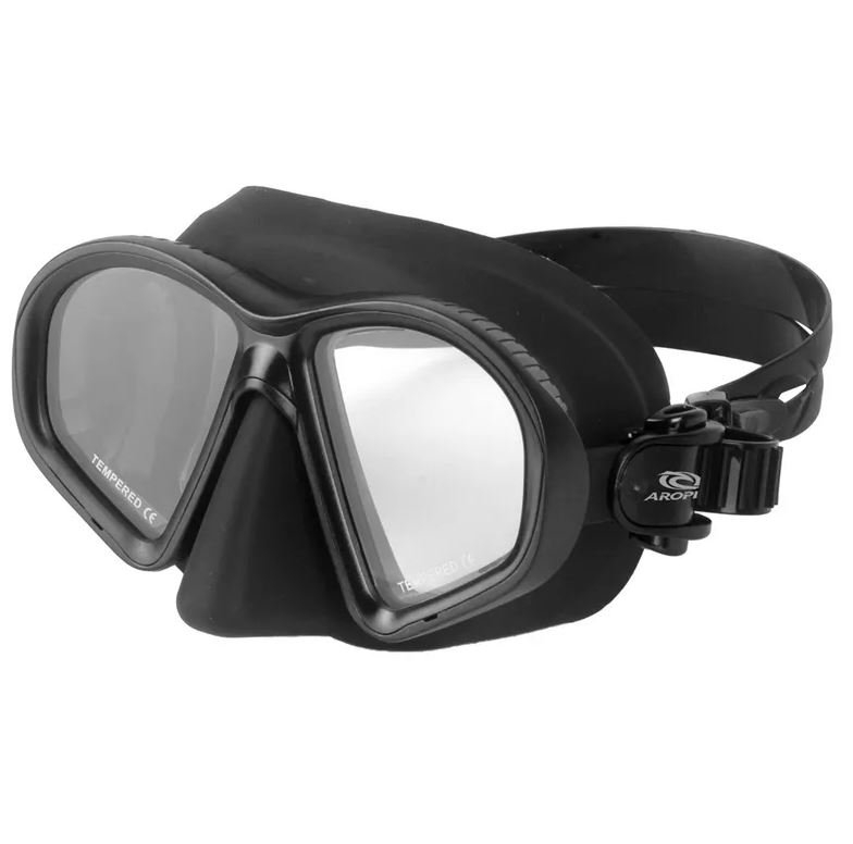 Aropec Twin Lens Dive Mask Black