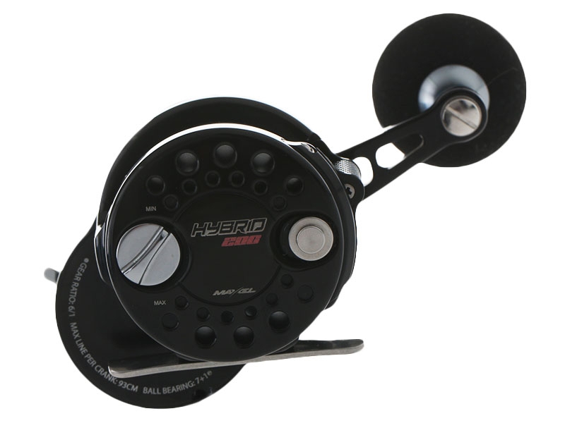 Maxel Hybrid 20C Jigging Reel Black/Gunsmoke
