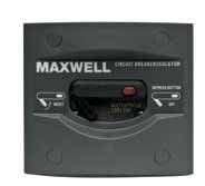 Maxwell 40 Amp 12V/24 V Circuit Breaker/Isolator Panel