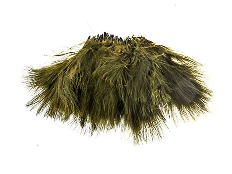 Wapsi Marabou Blood Quill Feather Olive