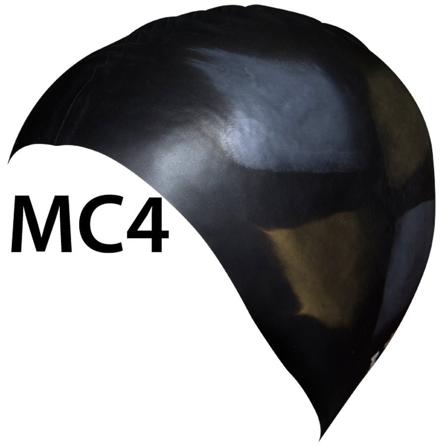 Aqualine Multi-Coloured Silicone Swim Cap