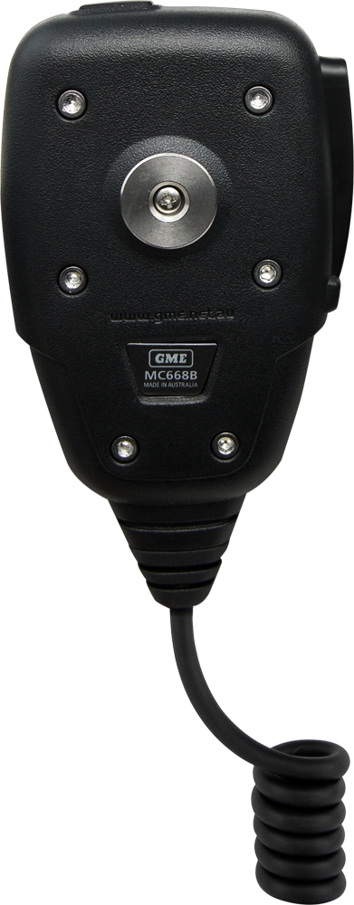 GME MC668B-IP Professional Grade IP67 OLED Speaker Microphone with GPS
