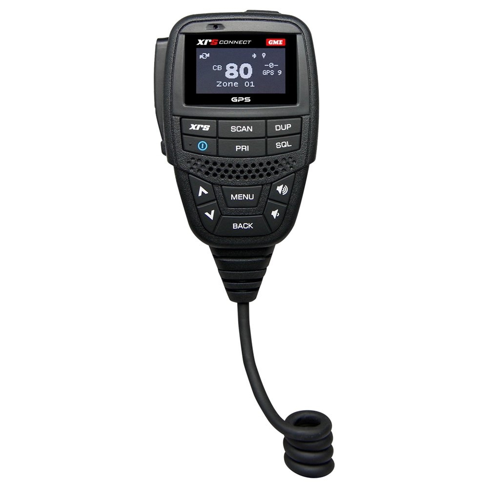 GME MC668B-IP Professional Grade IP67 OLED Speaker Microphone with GPS