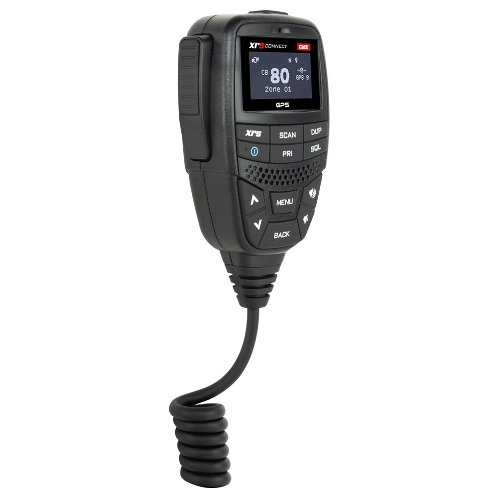 GME MC668B-IP Professional Grade IP67 OLED Speaker Microphone with GPS