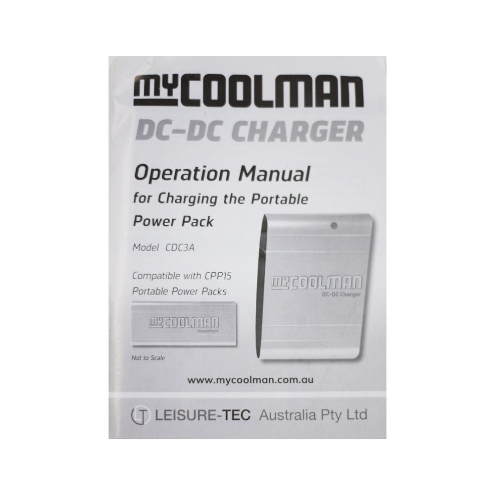 myCOOLMAN Portable Battery Pack DC-DC Charger