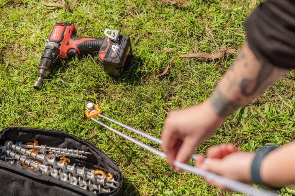 OZtrail Screw-In Aluminium Peg Kit