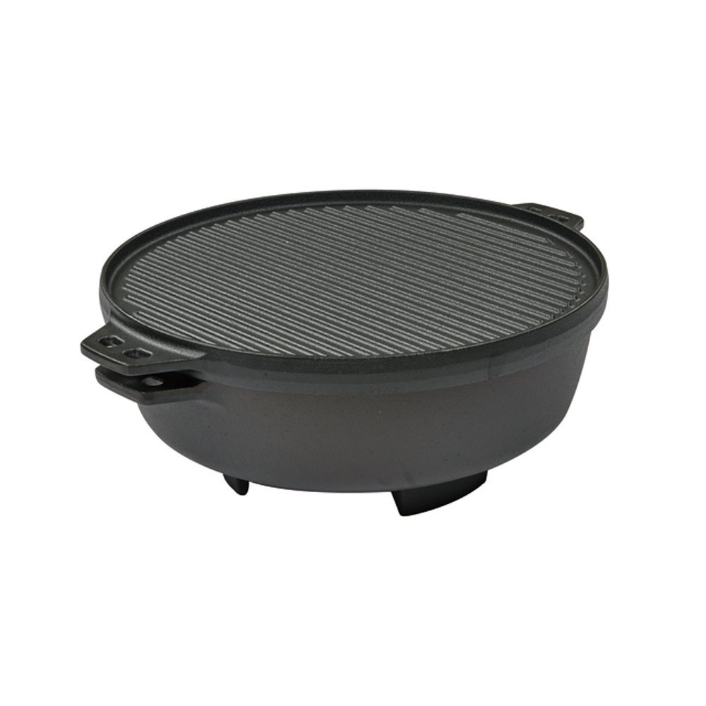 Campfire 5-in-1 Cast Iron Camp Oven and BBQ Grill
