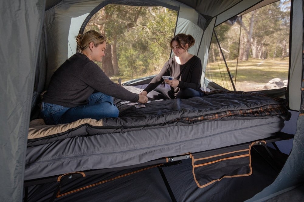 OZtrail Anywhere Queen Deluxe Camping Bed