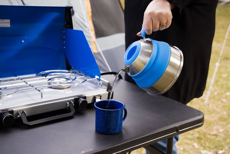 Popup Stainless Steel Induction Compatible Compact Kettle 2L