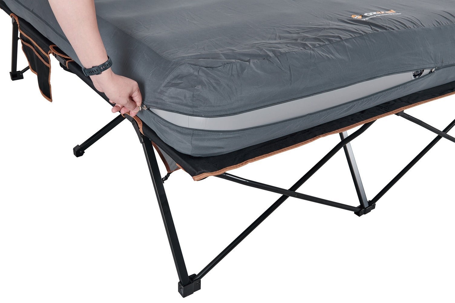 OZtrail Anywhere Queen Deluxe Camping Bed