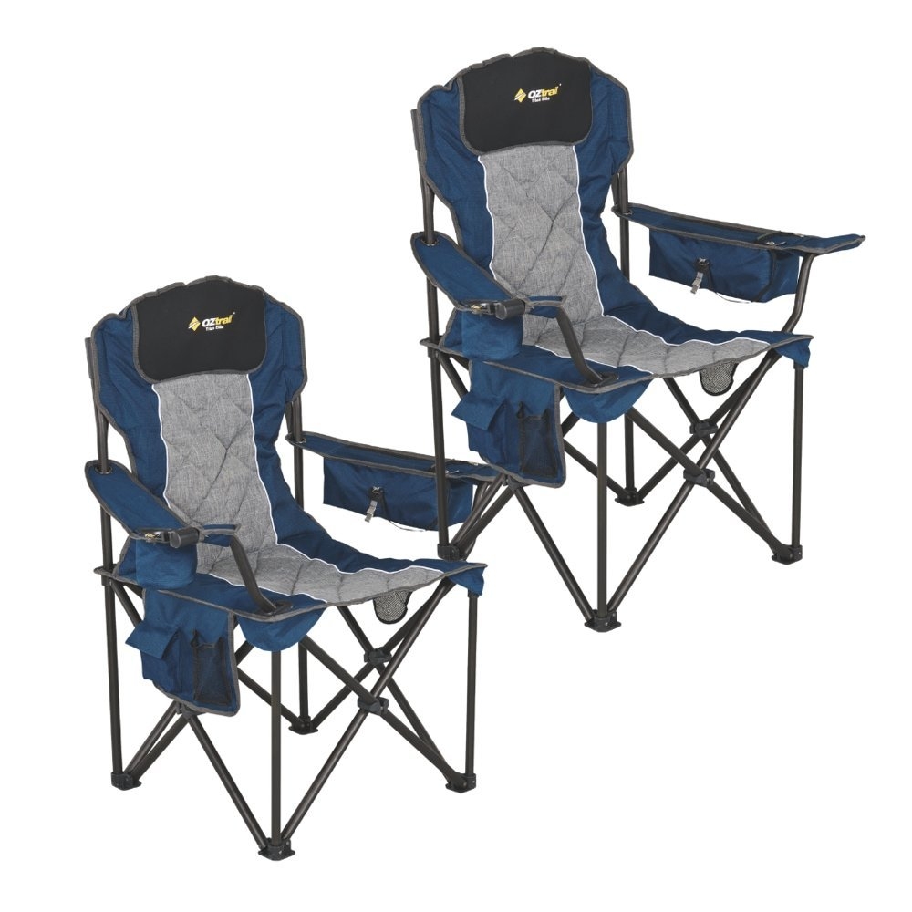 OZtrail Titan Elite Heavy-Duty Lounge Chair Qty 2