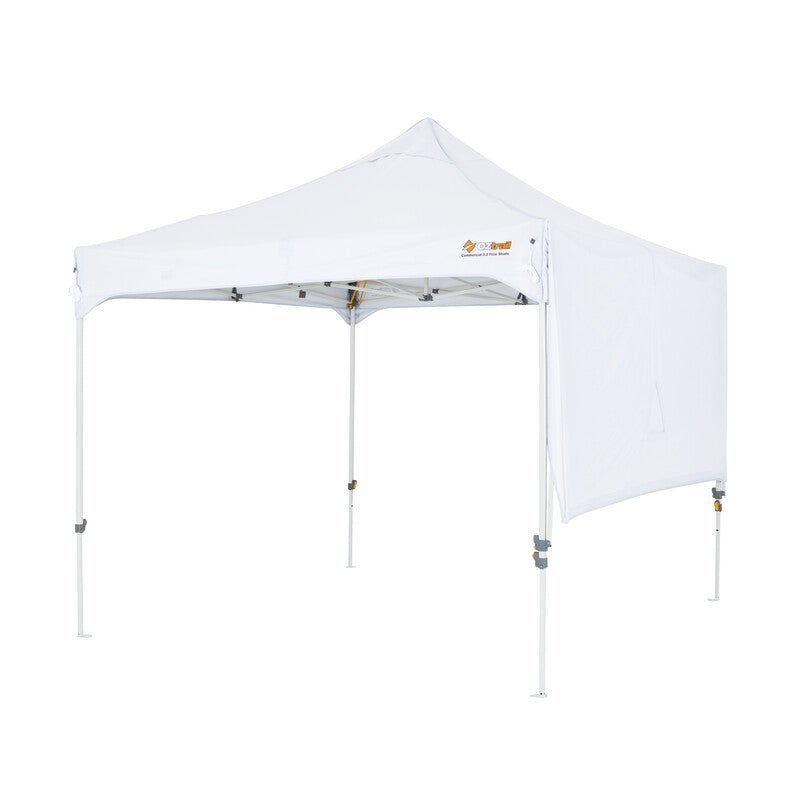 OZtrail Commercial Deluxe 3.0 Flexi Shade Gazebo White