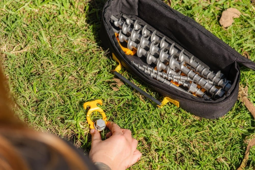 OZtrail Screw-In Aluminium Peg Kit