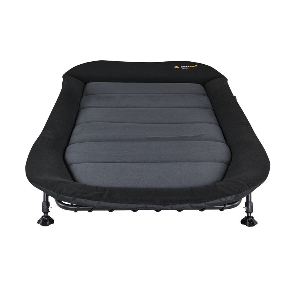 OZtrail Rhino Folding Bed with Foam Mattress & Adjustable Legs