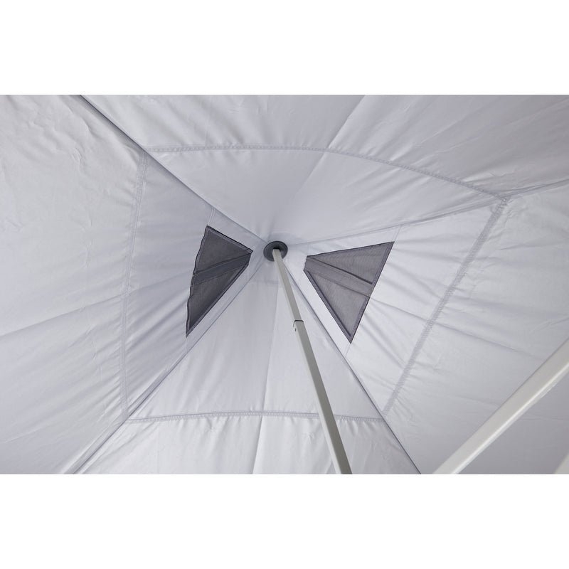 OZtrail Commercial Deluxe 3.0 Flexi Shade Gazebo White