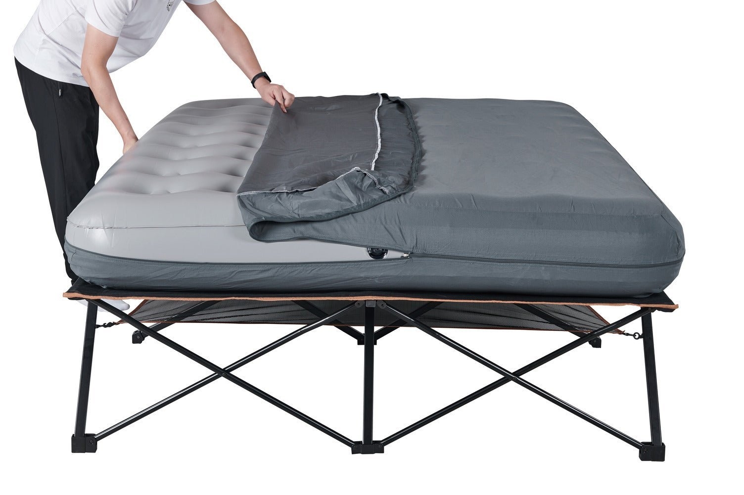 OZtrail Anywhere Queen Deluxe Camping Bed