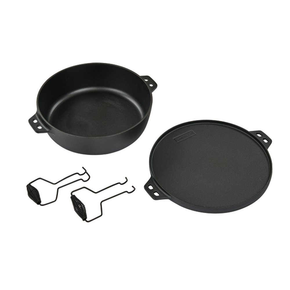 Campfire 5-in-1 Cast Iron Camp Oven and BBQ Grill