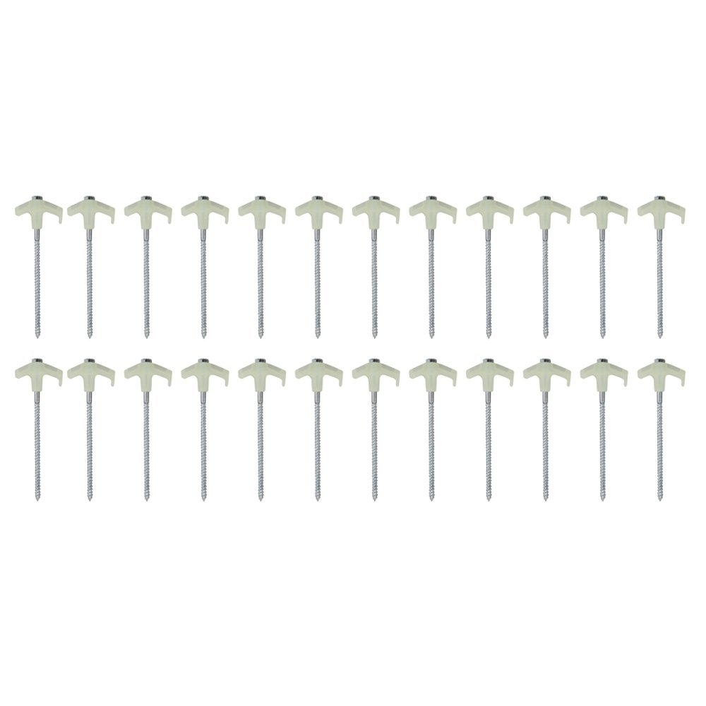 OZtrail Screw-In Glow-in-the-Dark Tent Peg Set
