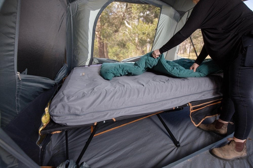 OZtrail Anywhere Queen Deluxe Camping Bed