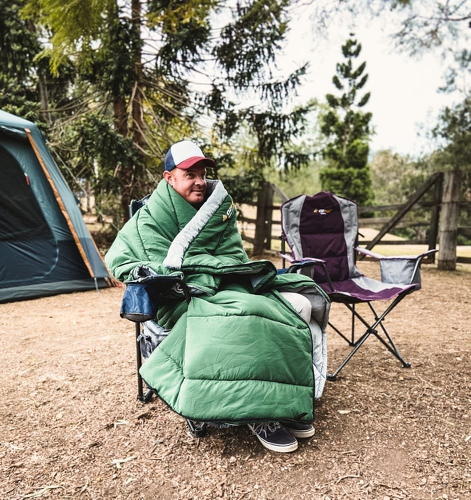 OZtrail Kingsford 0C Oversized Hooded Sleeping Bag