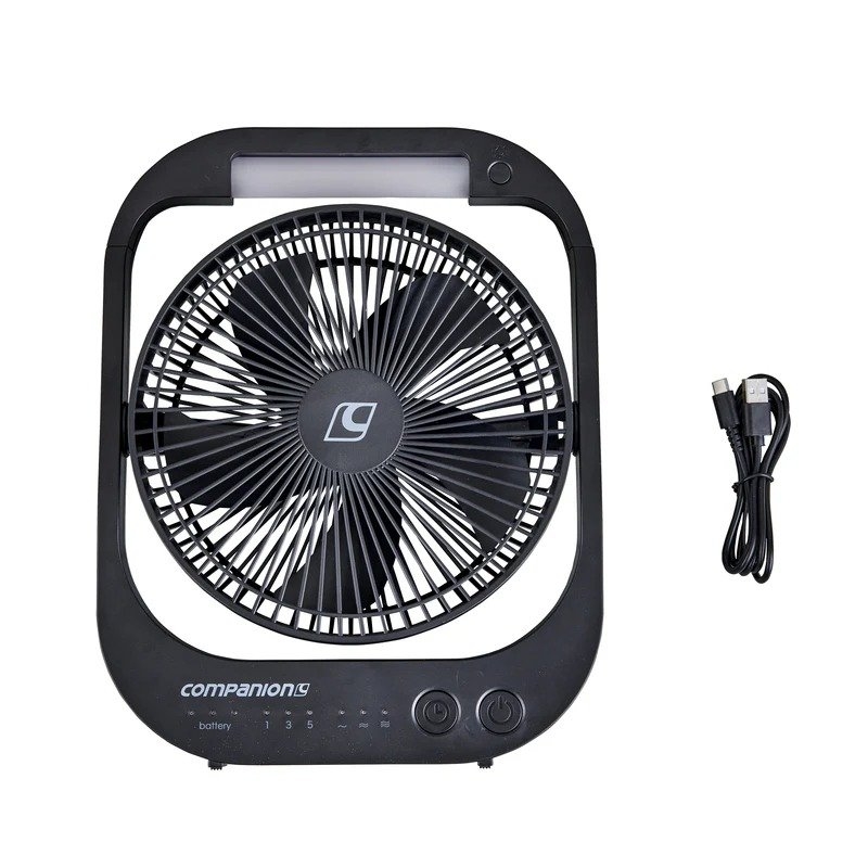 Companion Aerobreeze Lumos Fan with Light 20cm