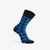 Swanndri Heritage Cotton Blend Socks Blue/Black Check US3-6 / UK2-5